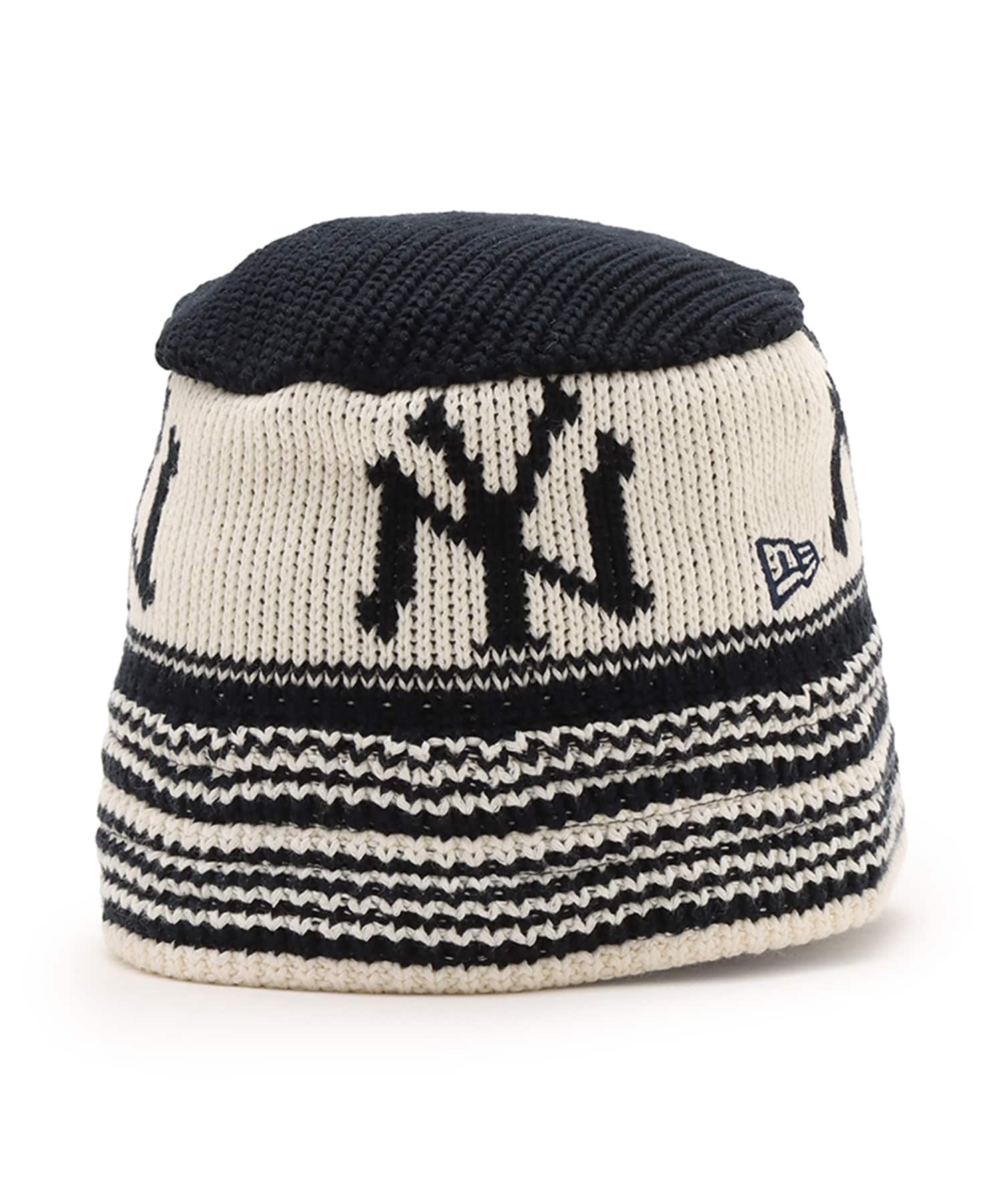 NEW ERA KNIT BUCKET Los Angeles Dodgers WHITEのメイン画像