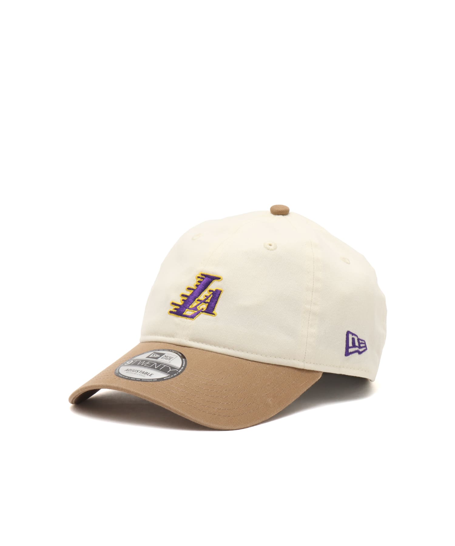 NEW ERA 9TWENTY NBA Mini Logo Los Angeles Lakers KAHKIのメイン画像