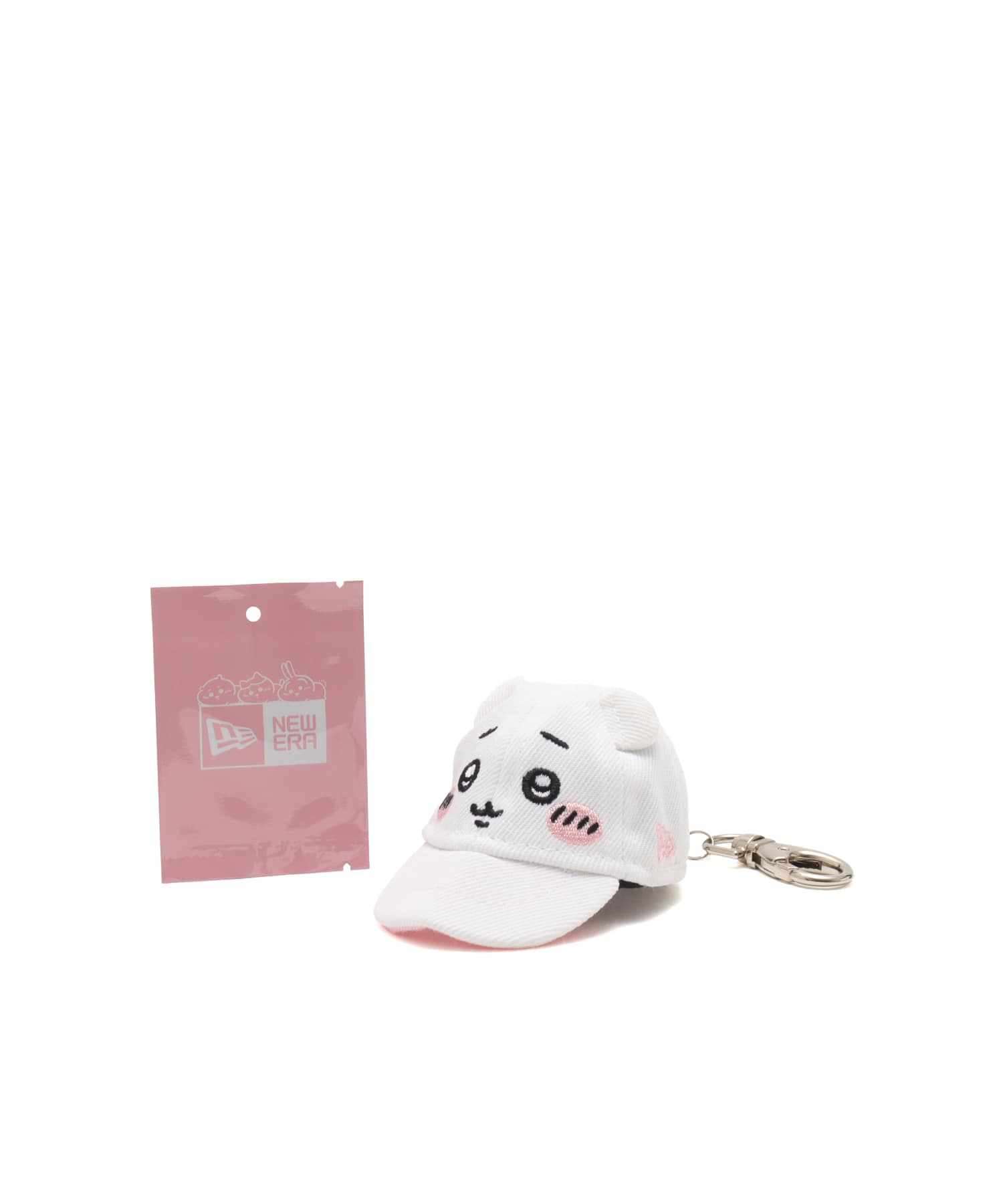 NEW ERA CAP KEYHOLDER ちいかわ WHITEのメイン画像
