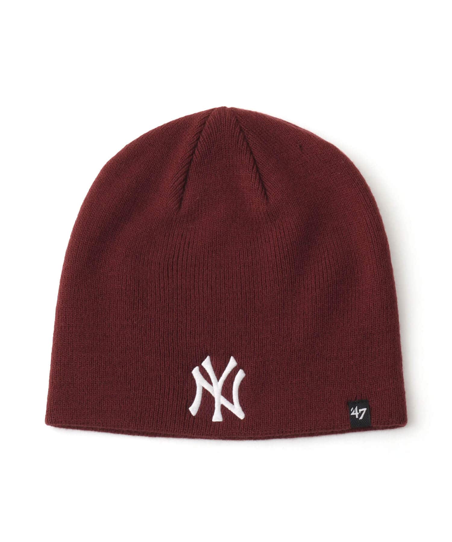 47 BEANIE NEW YORK YANKEES MAROONのメイン画像