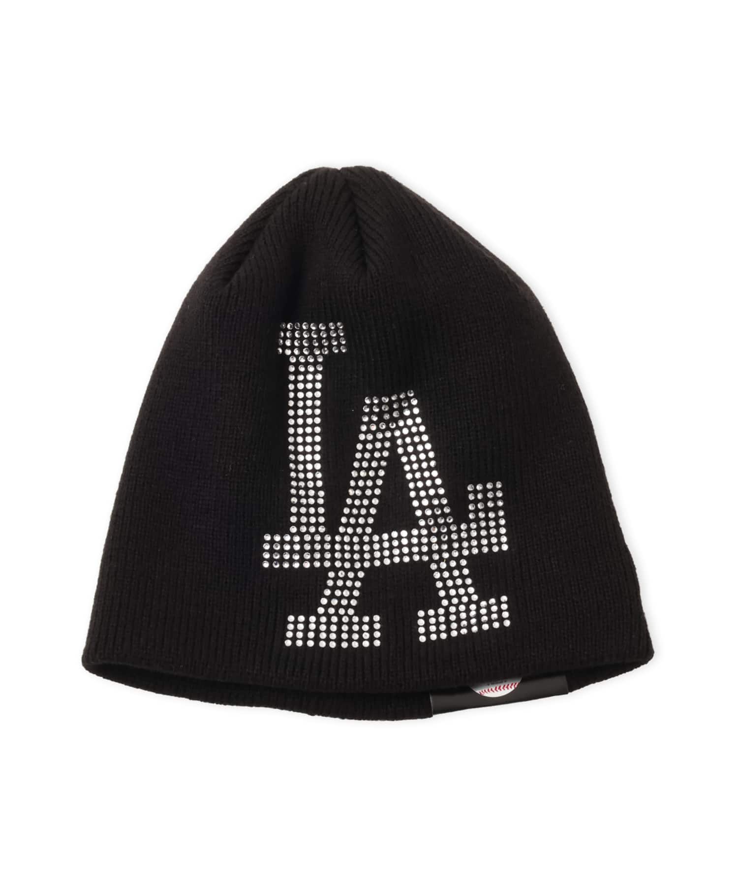 NEW ERA BASIC BEANIE Rhinestone Los Angeles Dodgers BLACKのメイン画像