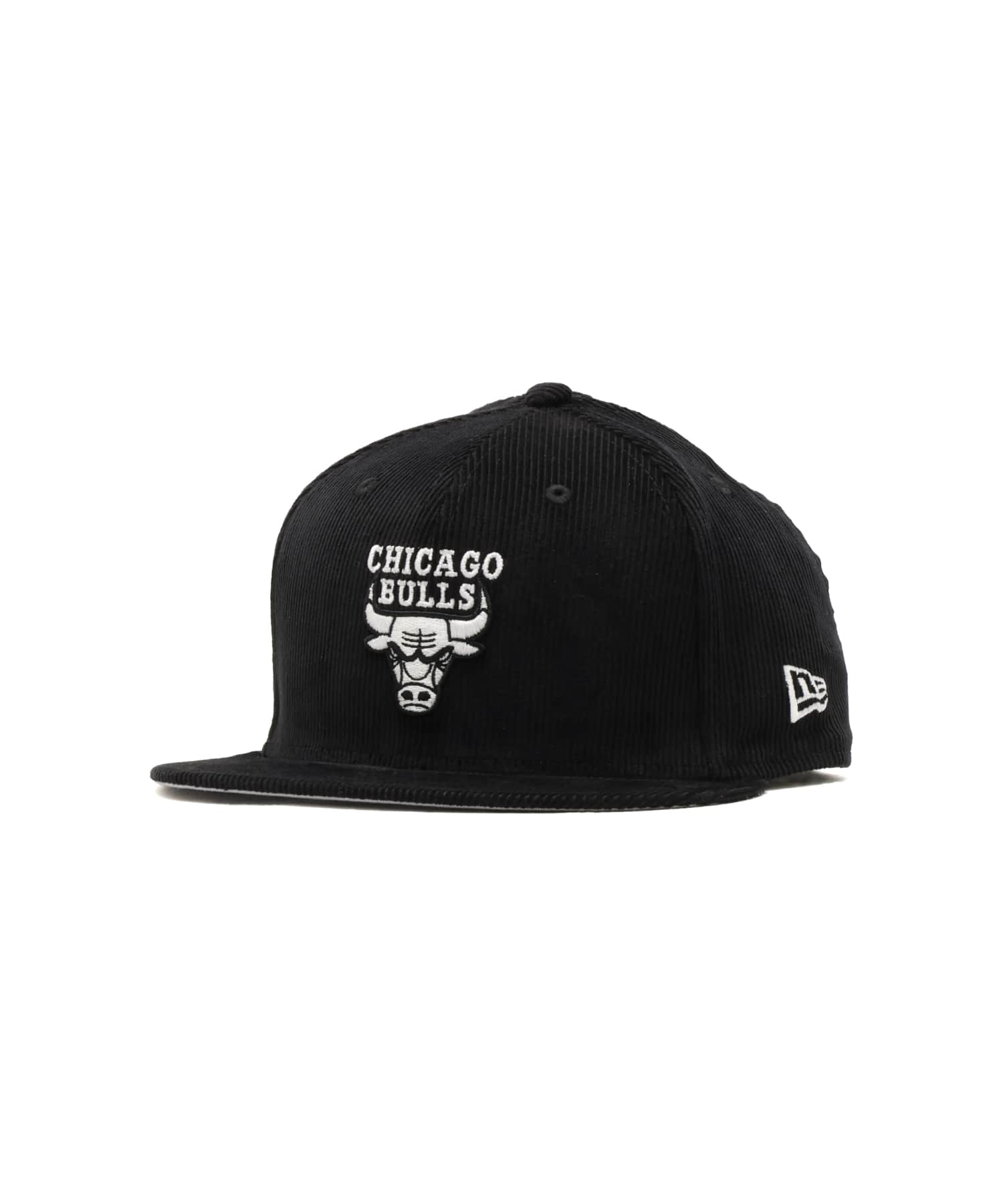 NEW ERA 9FIFTY Chicago Bulls Corduroy Black and White BLACKのメイン画像