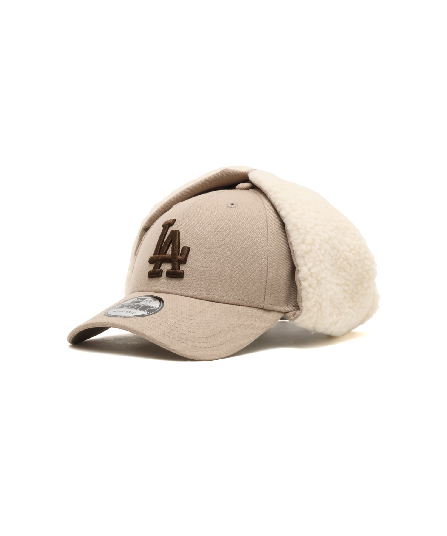NEW ERA 9FORTY Dog Ear Los Angeles Dodgers 263 BEIGEのメイン画像