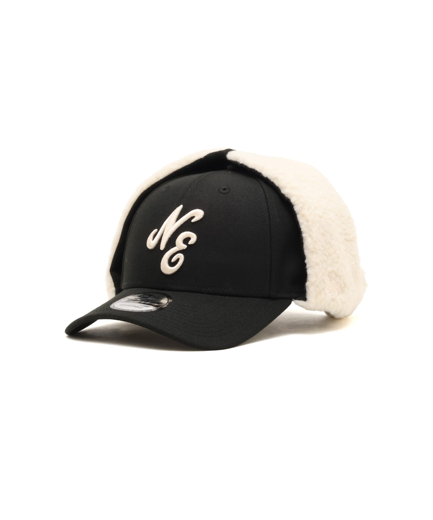 NEW ERA 9FORTY Dog Ear Classic Logo NE 263 BLACKのメイン画像