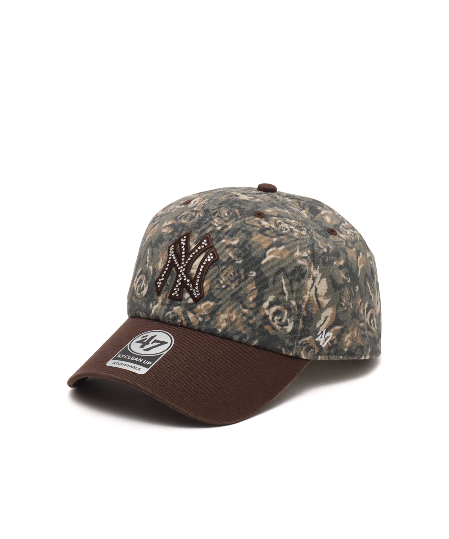 47 x ATMOS PINK CLEAN UP YANKEES RHINESTONE ROSE CAMO MULTIのメイン画像