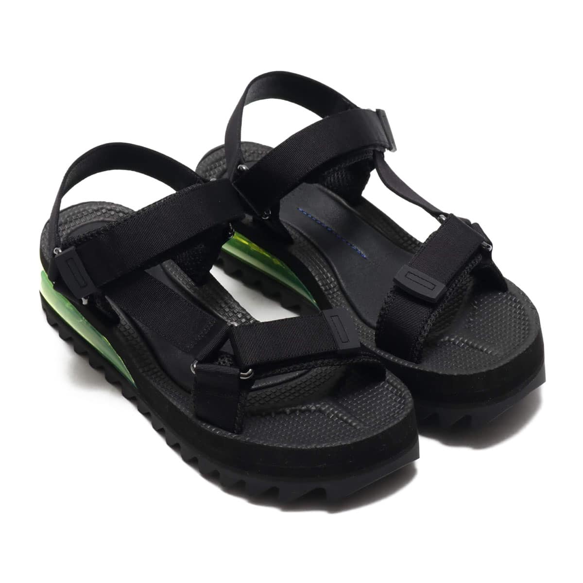 MAISON U AIR SPORTS SANDAL BLACK&GREEN 20SP-I