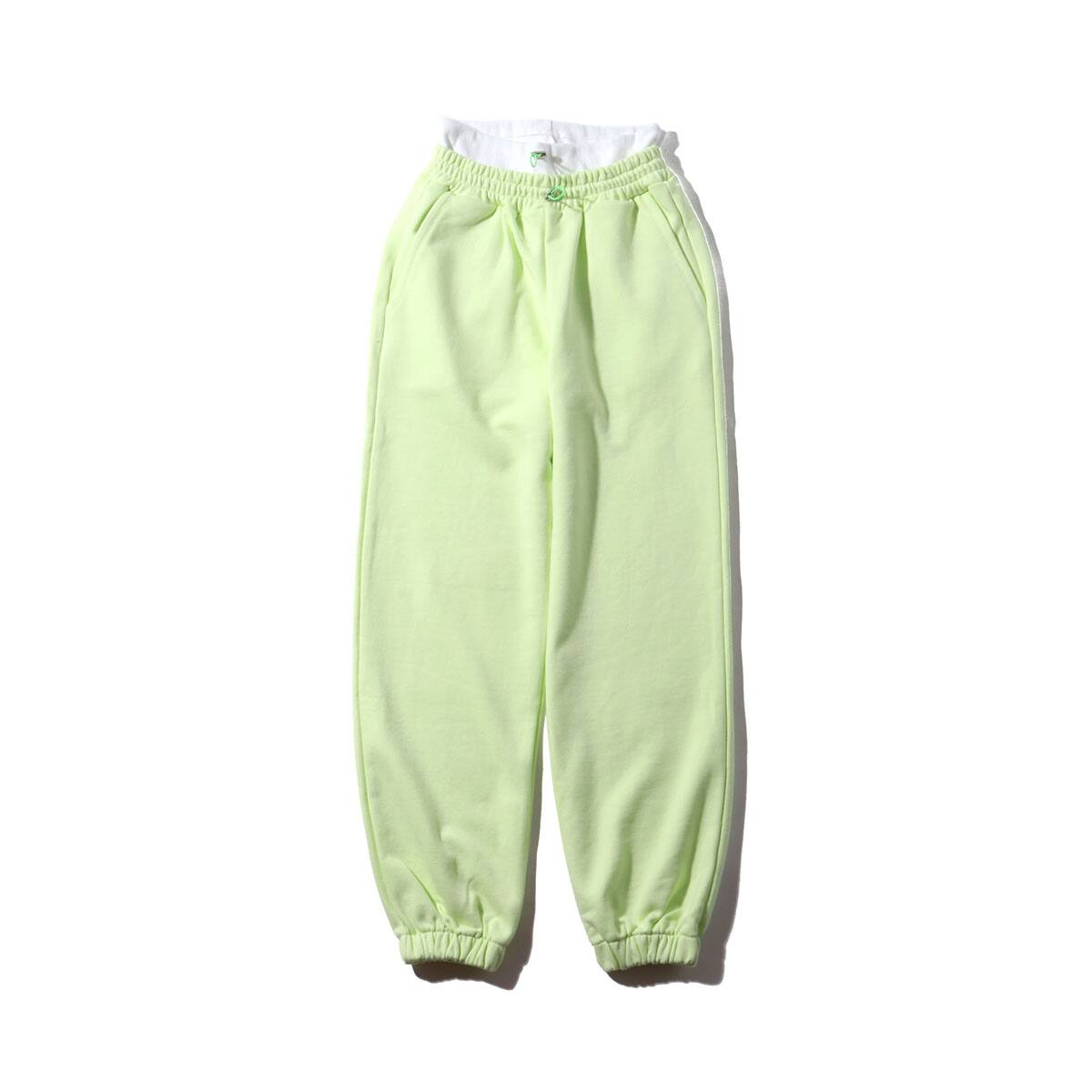 atmos pink ダブル ウェスト スウェット ワーク パンツ LIME 19FA-I_photo_large