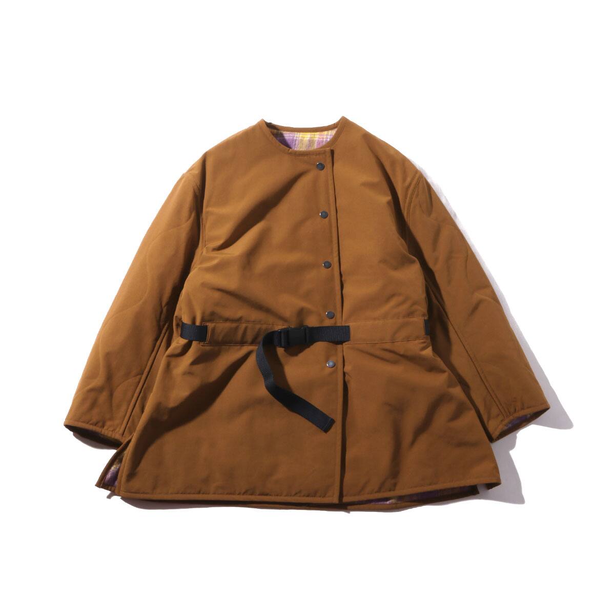 atmos pink かすれ リバーシブル コート BEIGEのメイン画像