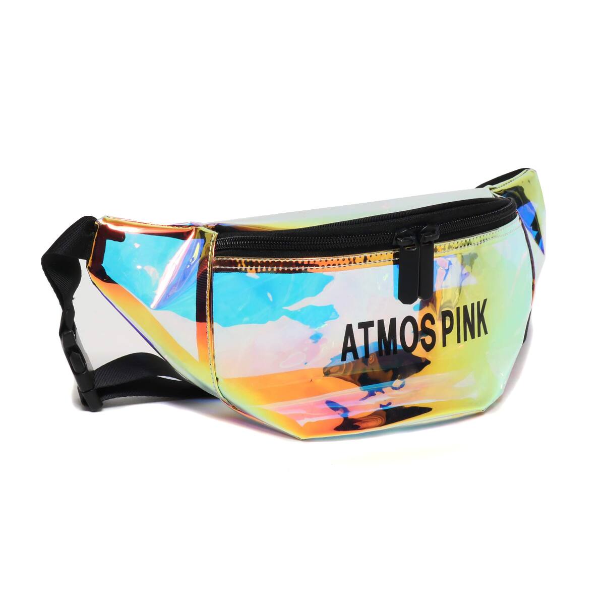 atmos pink ホログラム ウエストポーチ BLACK 19SU-I_photo_large