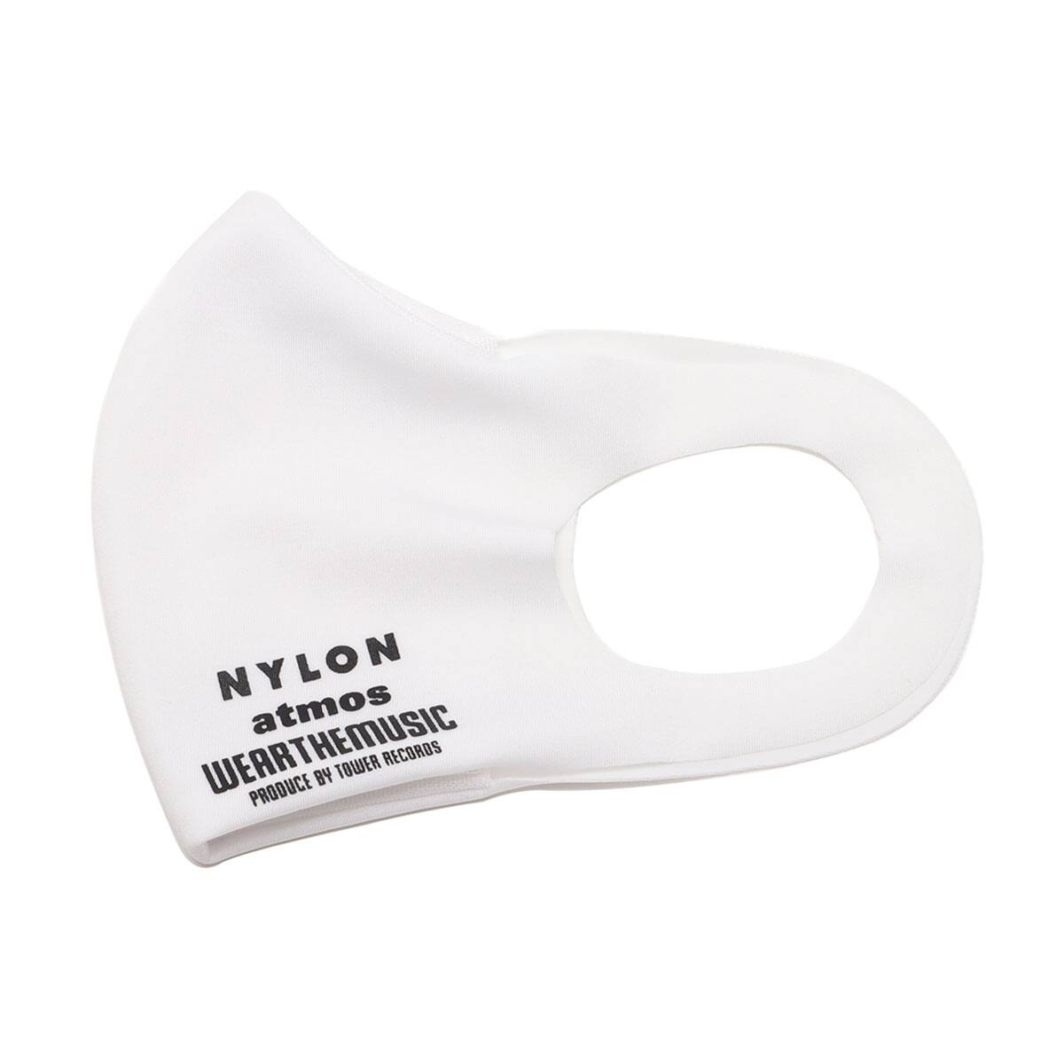 NYLON x atmos pink x WEARTHEMUSIC LOGO MASK WHITE 21SP-I_photo_large