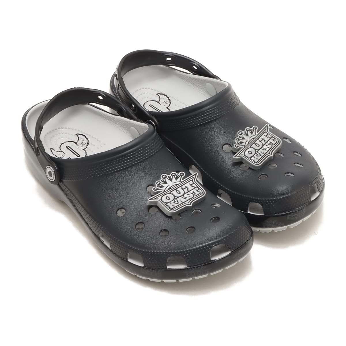 crocs Outkast Classic Clog Black/Silver 23FW-Iのメイン画像