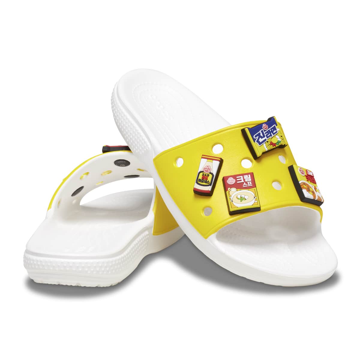 crocs Ottogi × Crocs Classic Slide White/Yellow 23SS-S_photo_large