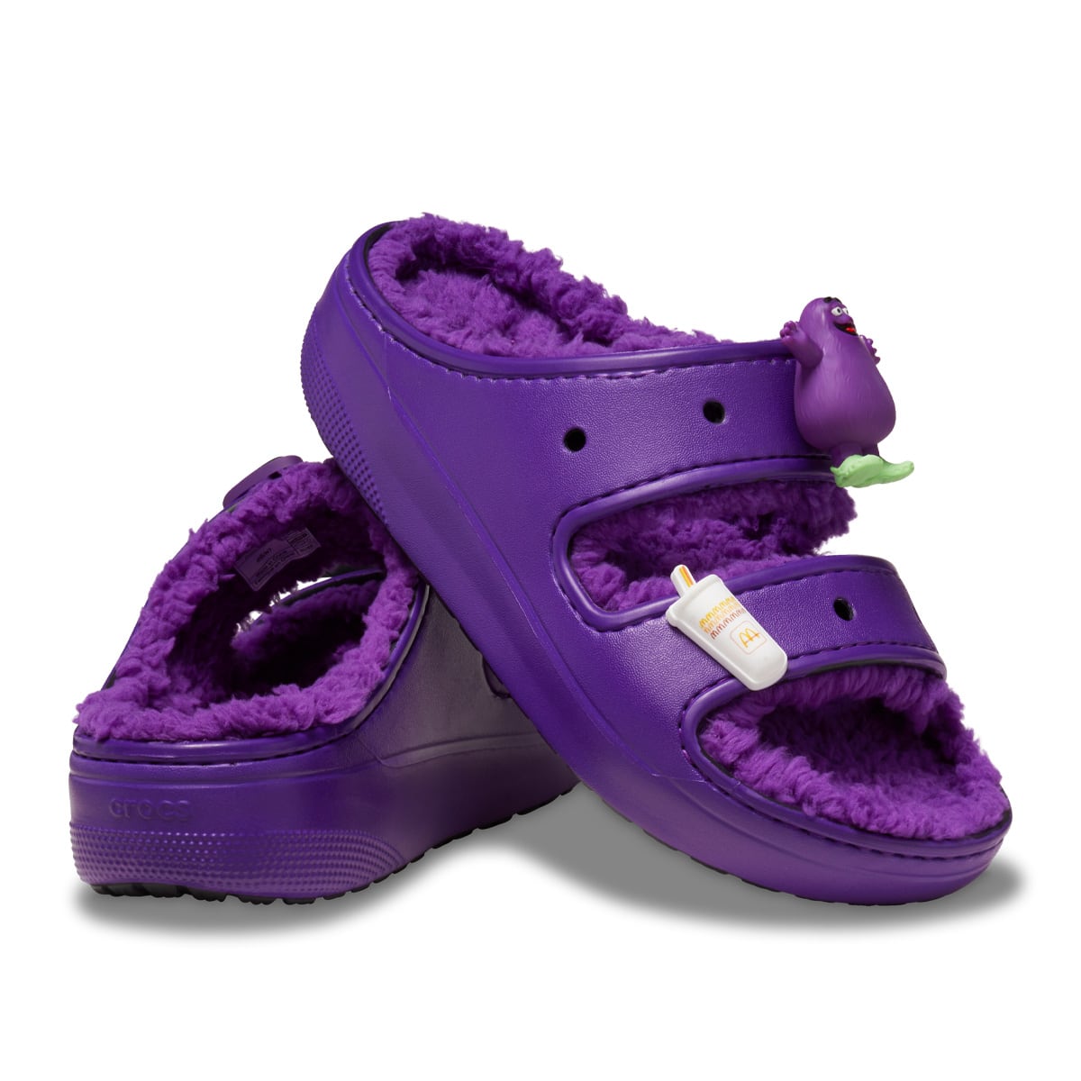 McDonald's X crocs Cozzzy Sandal Purple新品未使用品