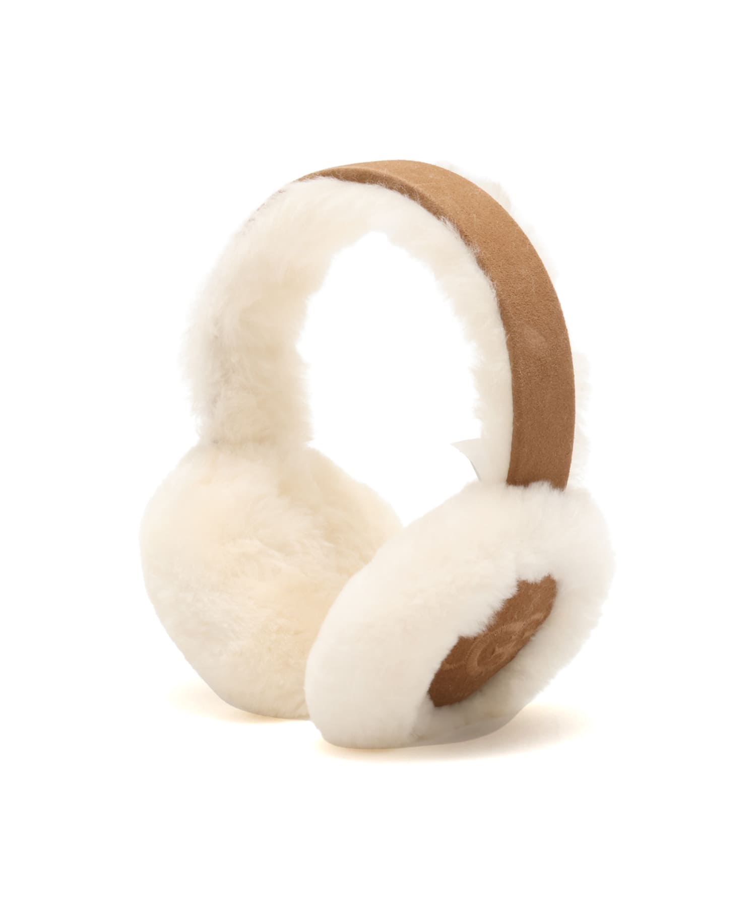 UGG W SHEEPSKIN EMBROIDERY EARMUFF CHESTNUTのメイン画像