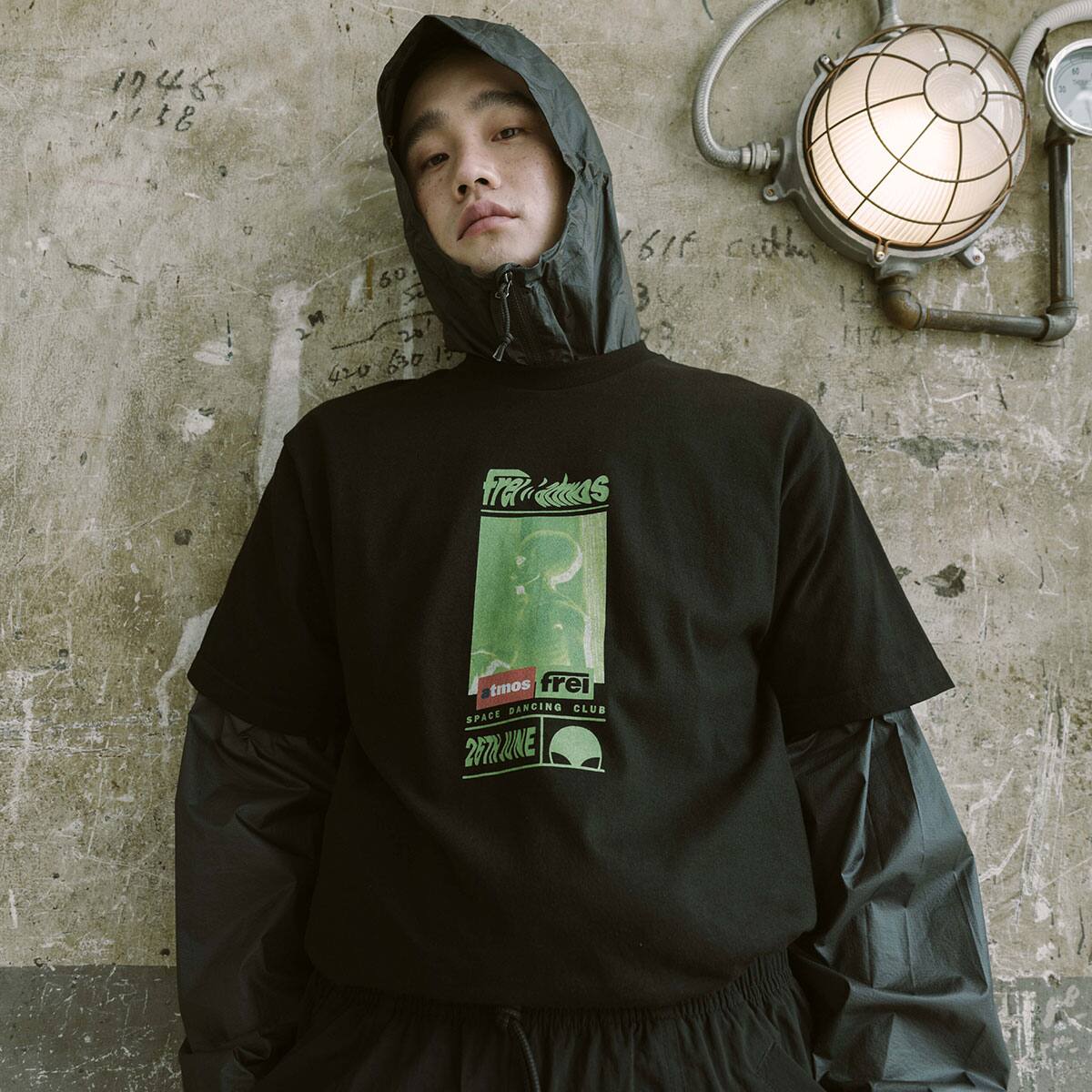 FREI X ATMOS ALIEN T-SHIRT Black 20SU-I_photo_large