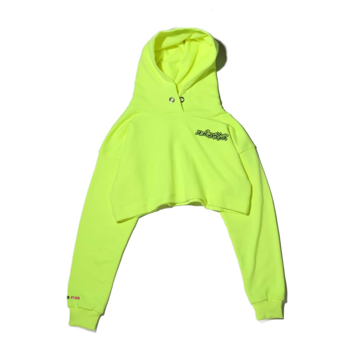 SUPER LOVERS × atmos pink Short Length Hoodie YELLOW 20SP-I_photo_large