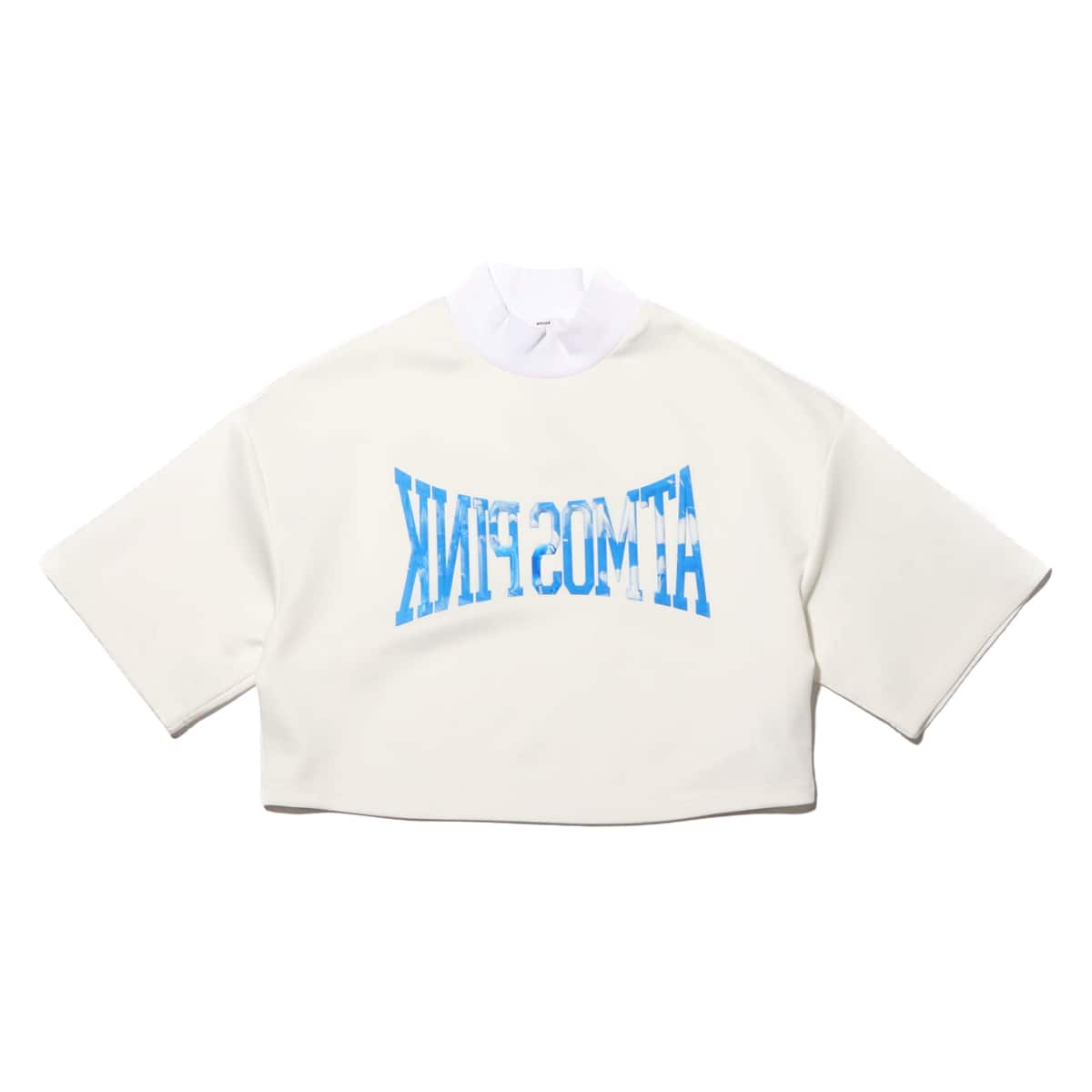 atmos pink ゴムエンボストップス WHITEのメイン画像