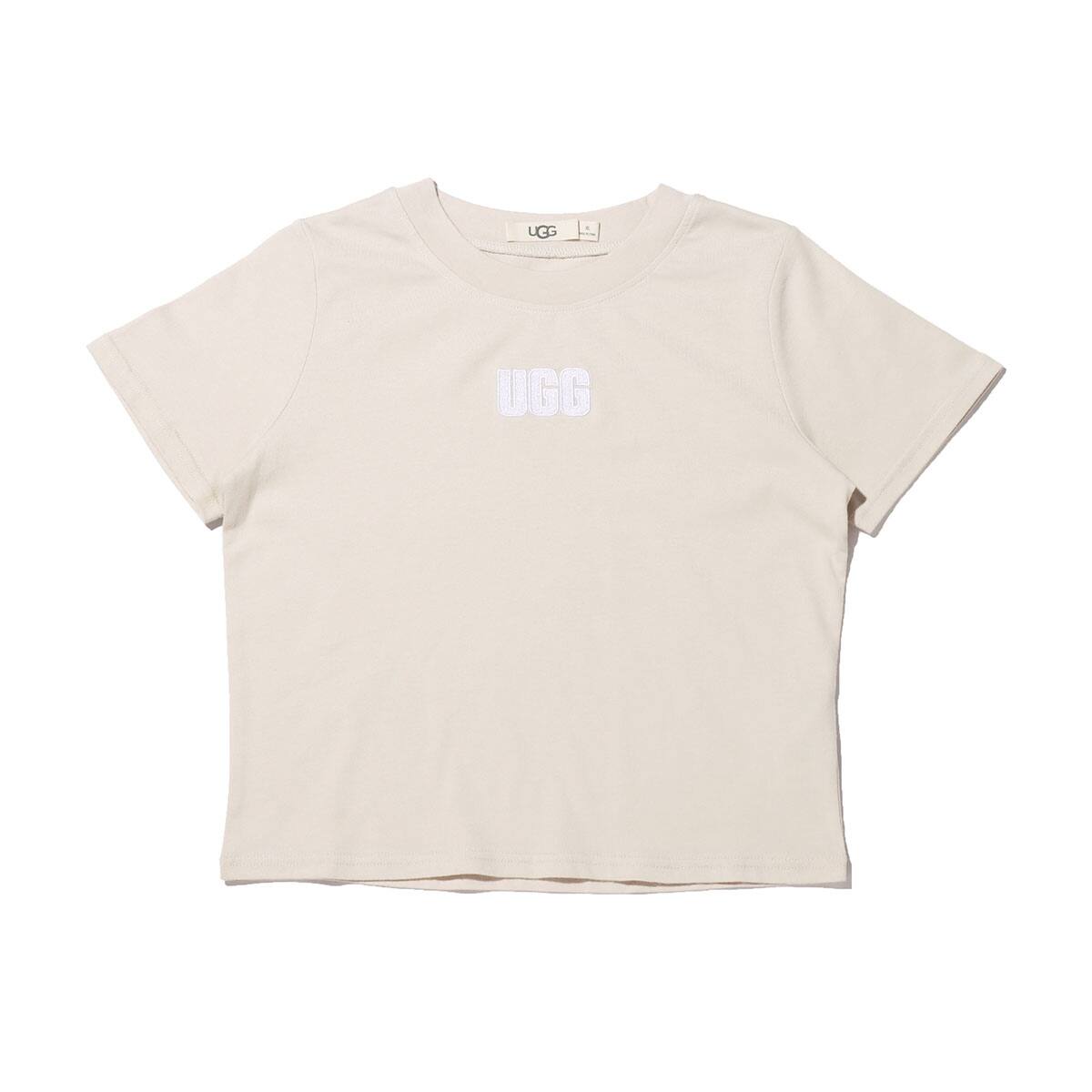 UGG LOGO EMBROI MINI TEE BEIGE 20SS-S_photo_large
