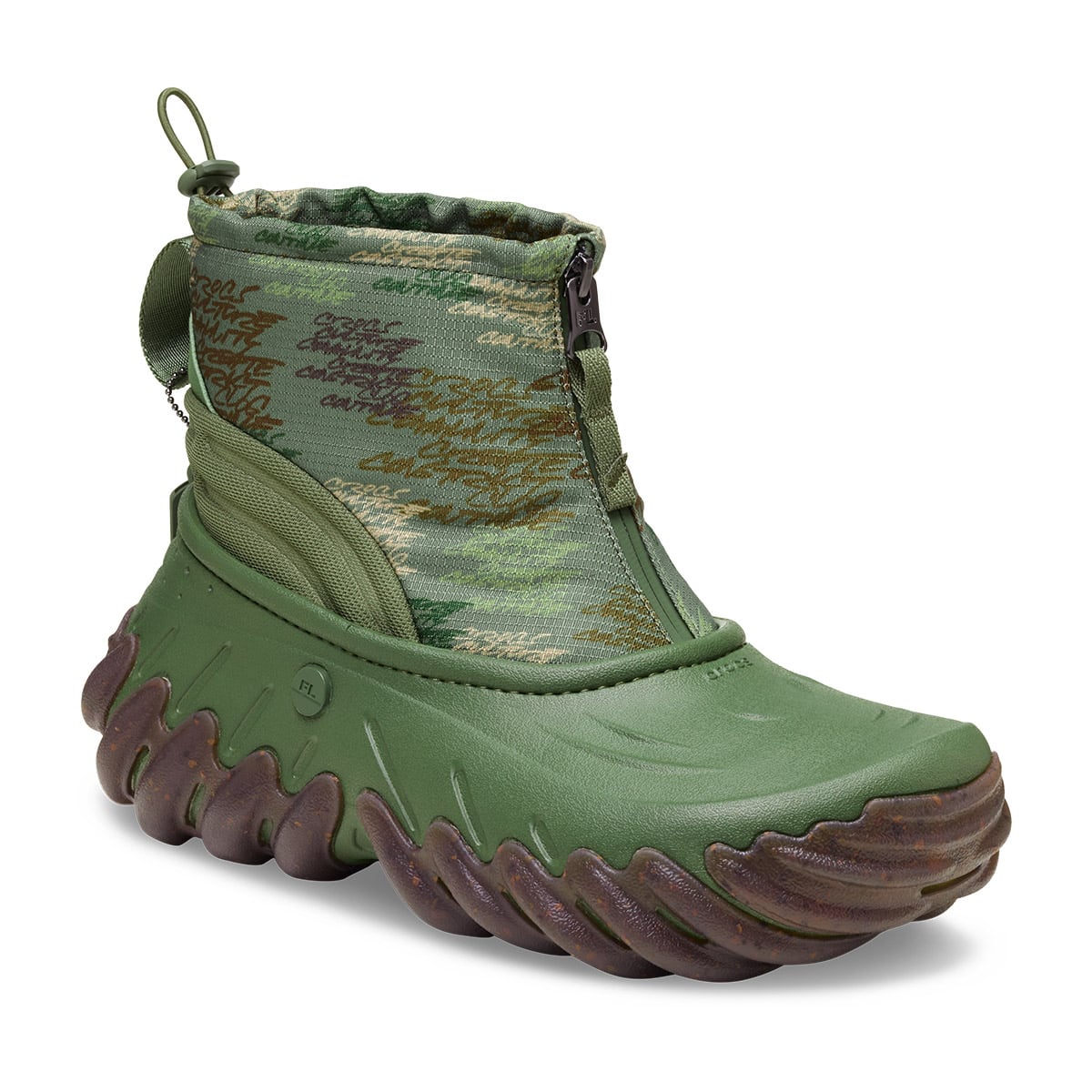 crocs FL X Crocs Echo Boot Army Greenのメイン画像