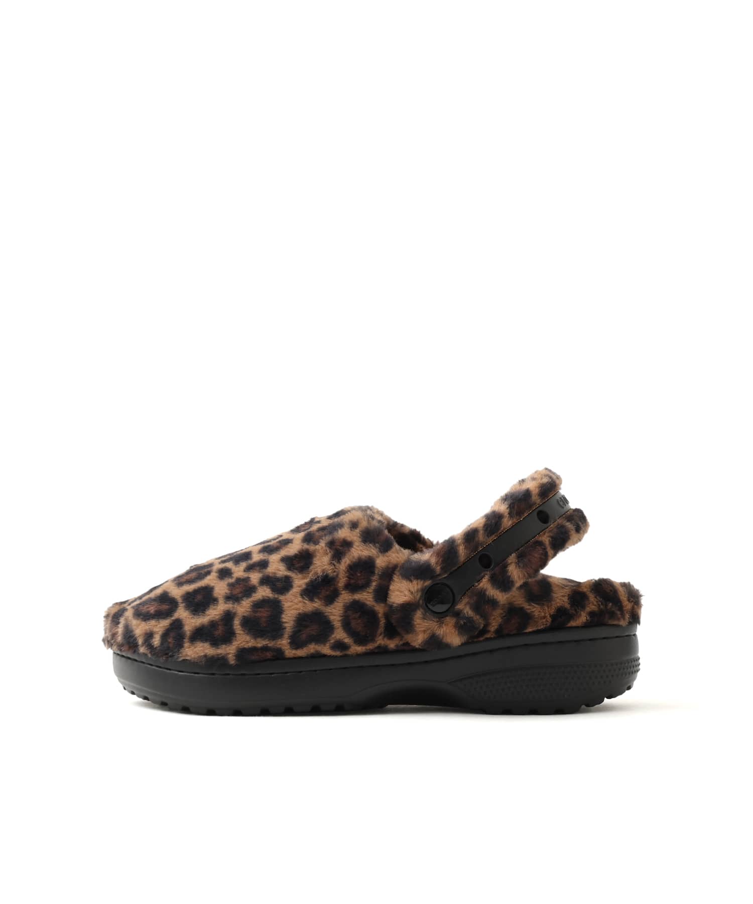 crocs Unfurgettable Animal Cozy Clog Sepia/Leopard のメイン画像