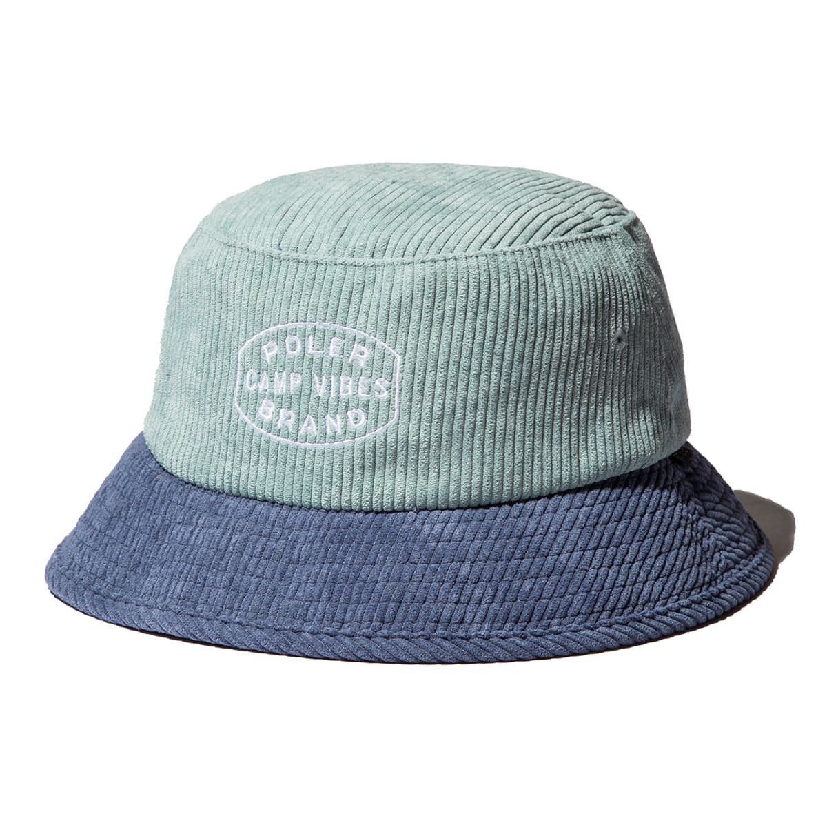 POLER VIBES BRAND BUCKET HAT BLUE 21SU-I