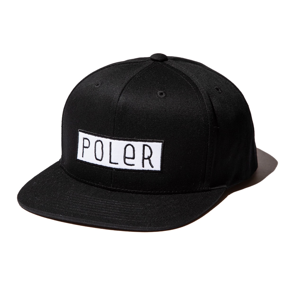 POLER FONT PATCH HAT BLACK 21SU-Iのメイン画像