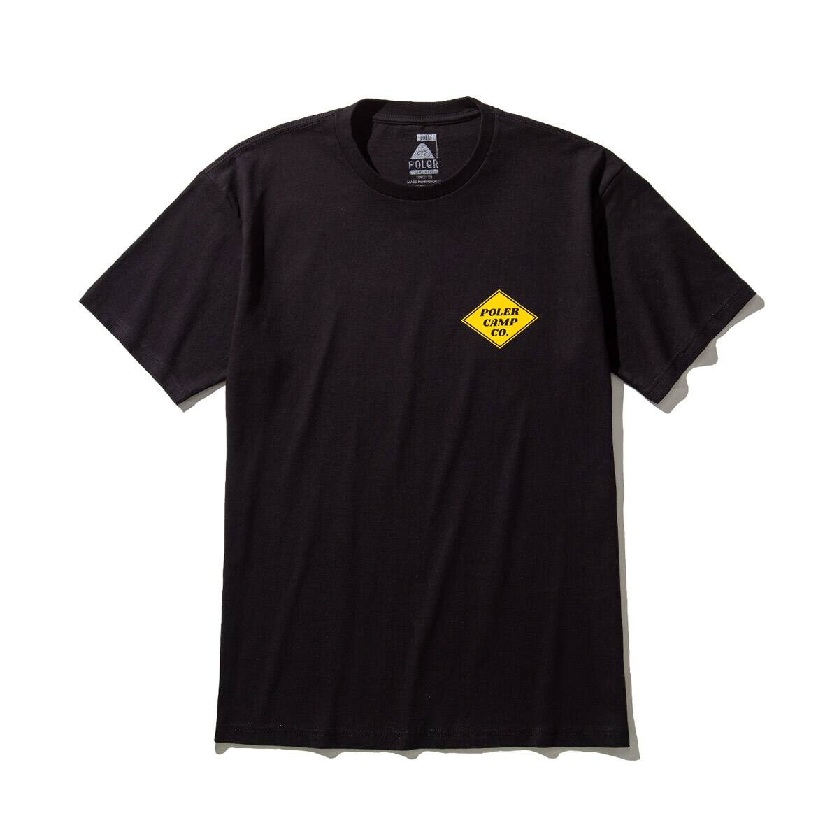 POLER HAPPY CAMPER TEE BLACK 21SU-Iのメイン画像