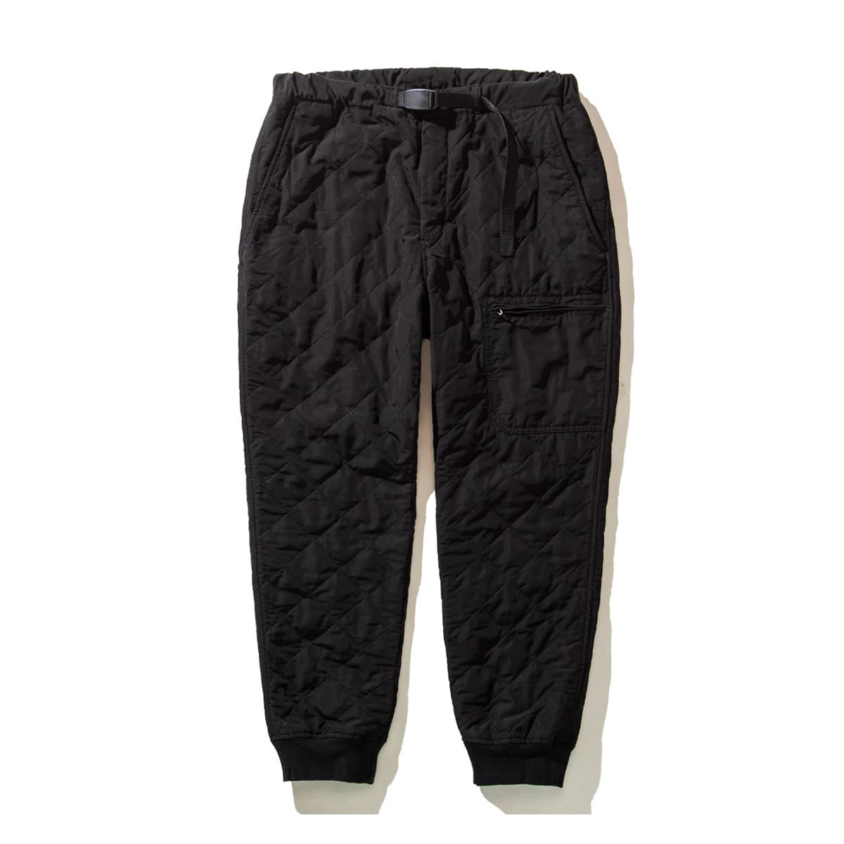 UNFRM OUTDOOR STANDARD PACKABLE DIAMOND QUILT CLIMBING PANTS BLACK 21FW-Iのメイン画像