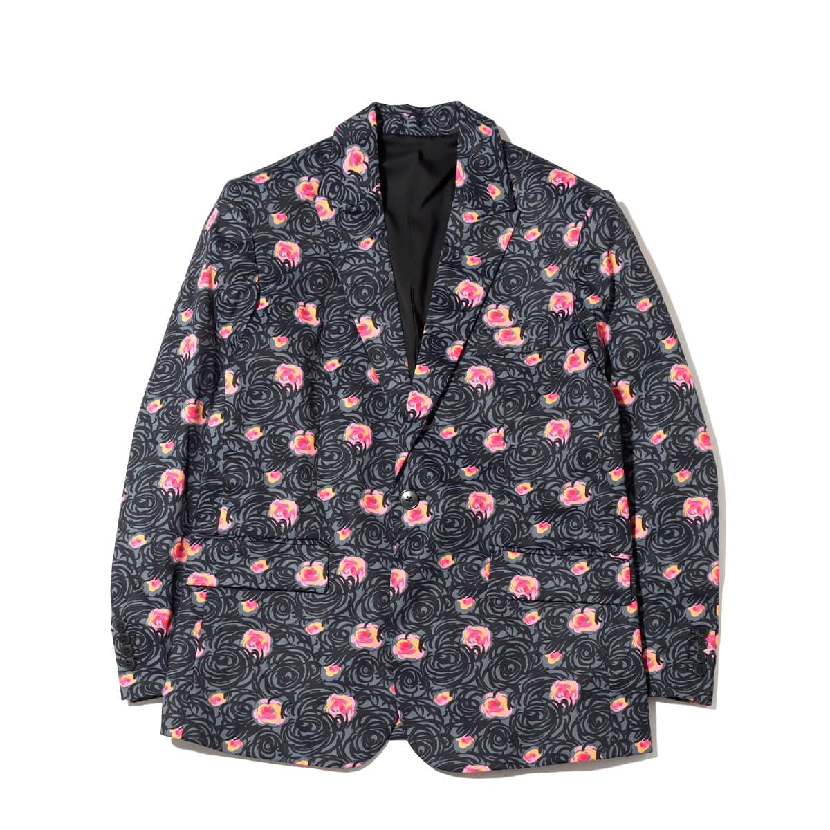 ANNA SUI x ATMOS テーラードジャケット BLACK x PINK 21HO-I