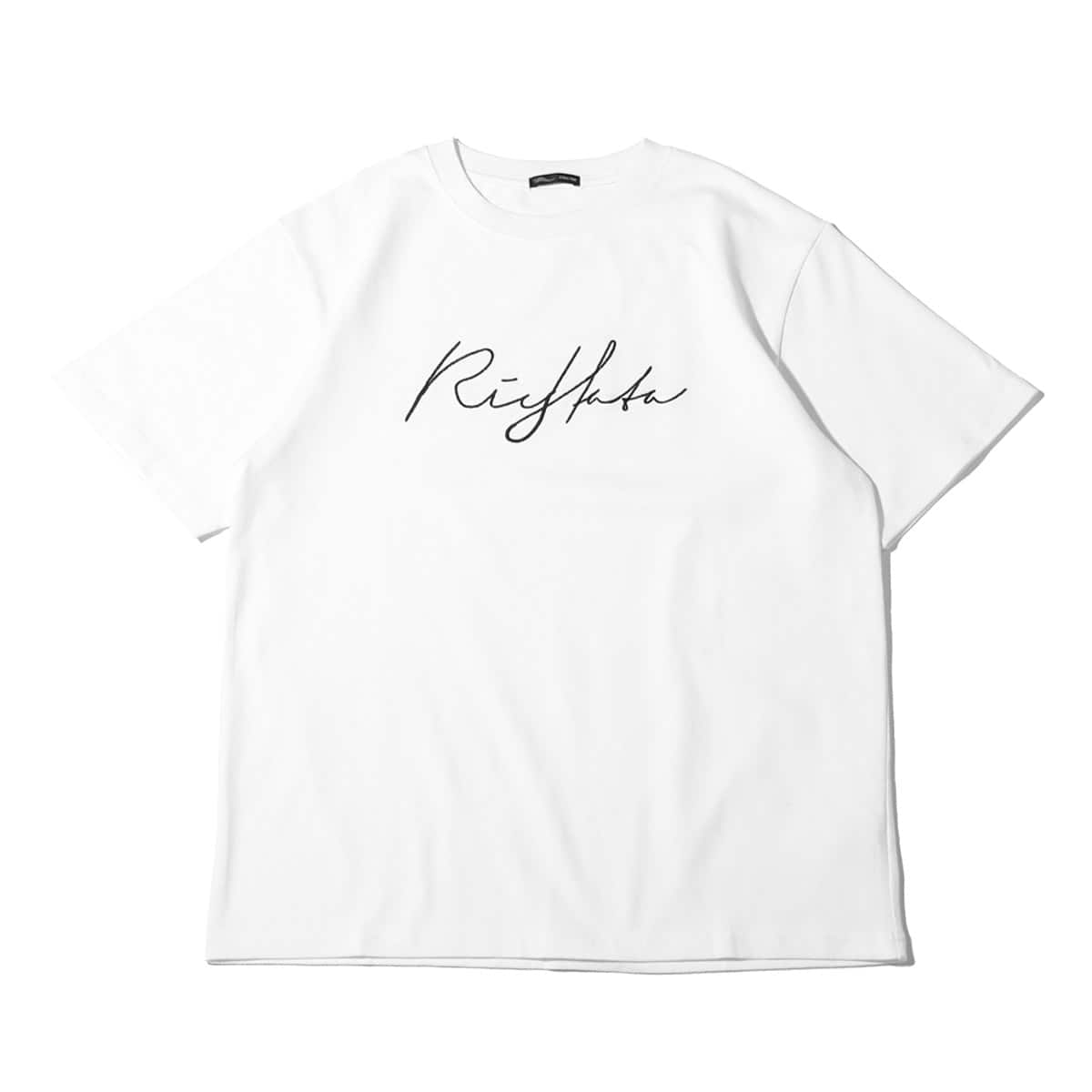 atmos pink RIEHATA × atmos pink ロゴ刺繍 BIG Tee WHITEのメイン画像