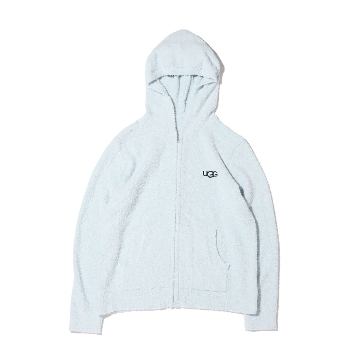 UGG fluffy ジップアップ フーディー SAX 21FW-I_photo_large