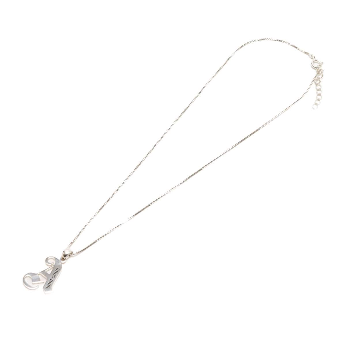 89xiiitokyo×atmos pink Aロゴネックレス SILVERのメイン画像