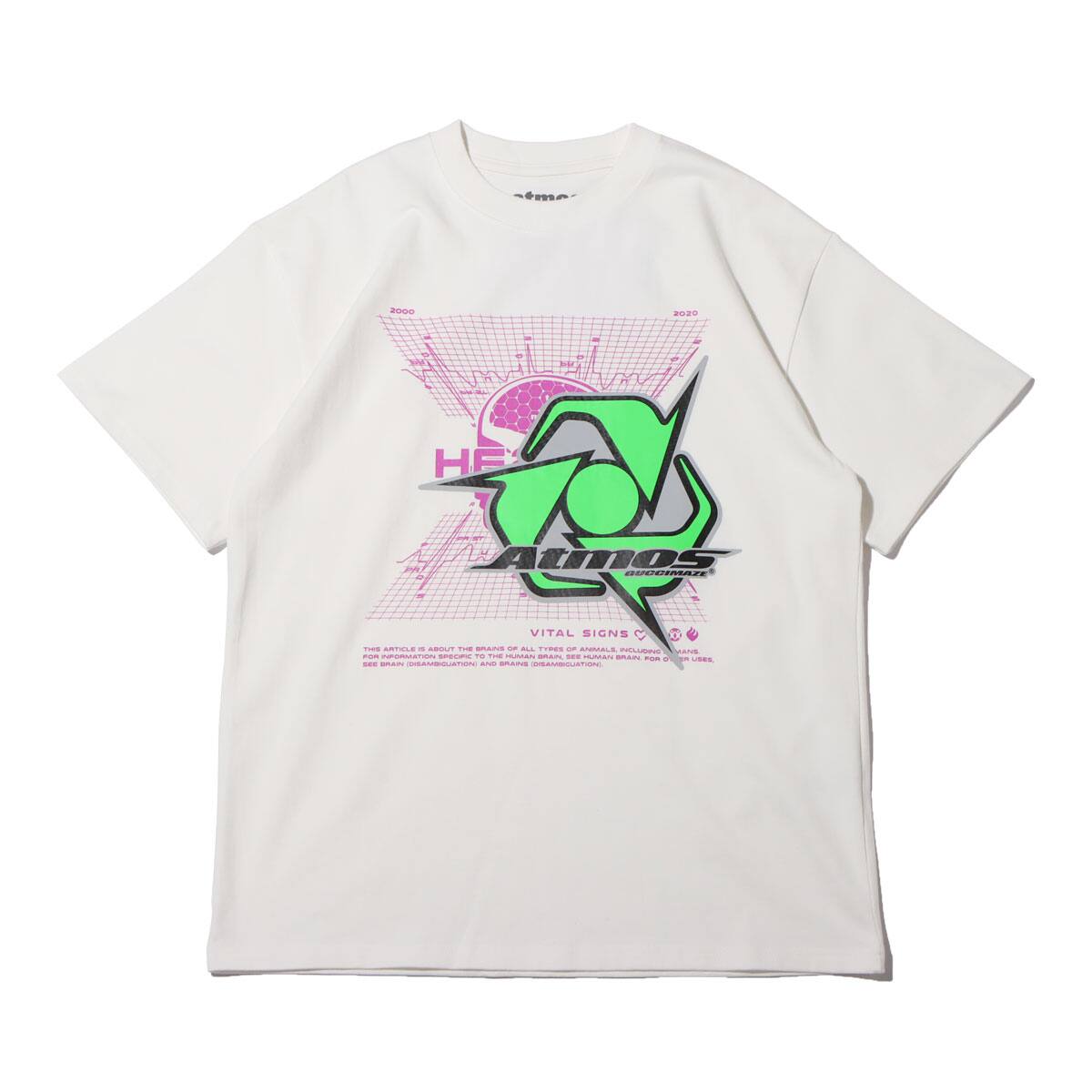 atmos × GUCCIMAZE OVERPRINT TEE BLUE 21SU-I_photo_large