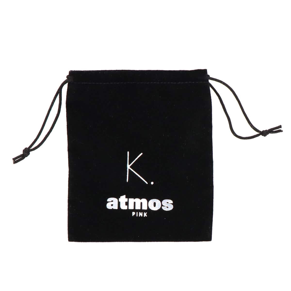 K × atmos pink gift pouch BLACKのメイン画像