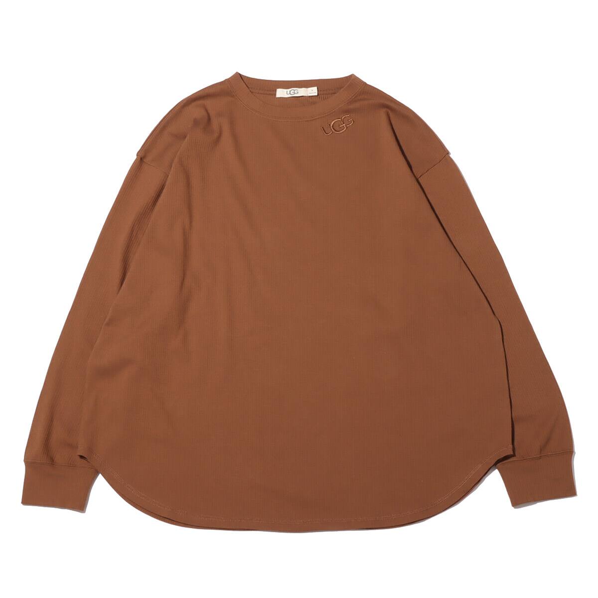 UGG ネックロゴ リブプルオーバー BROWN 21SS-I_photo_large