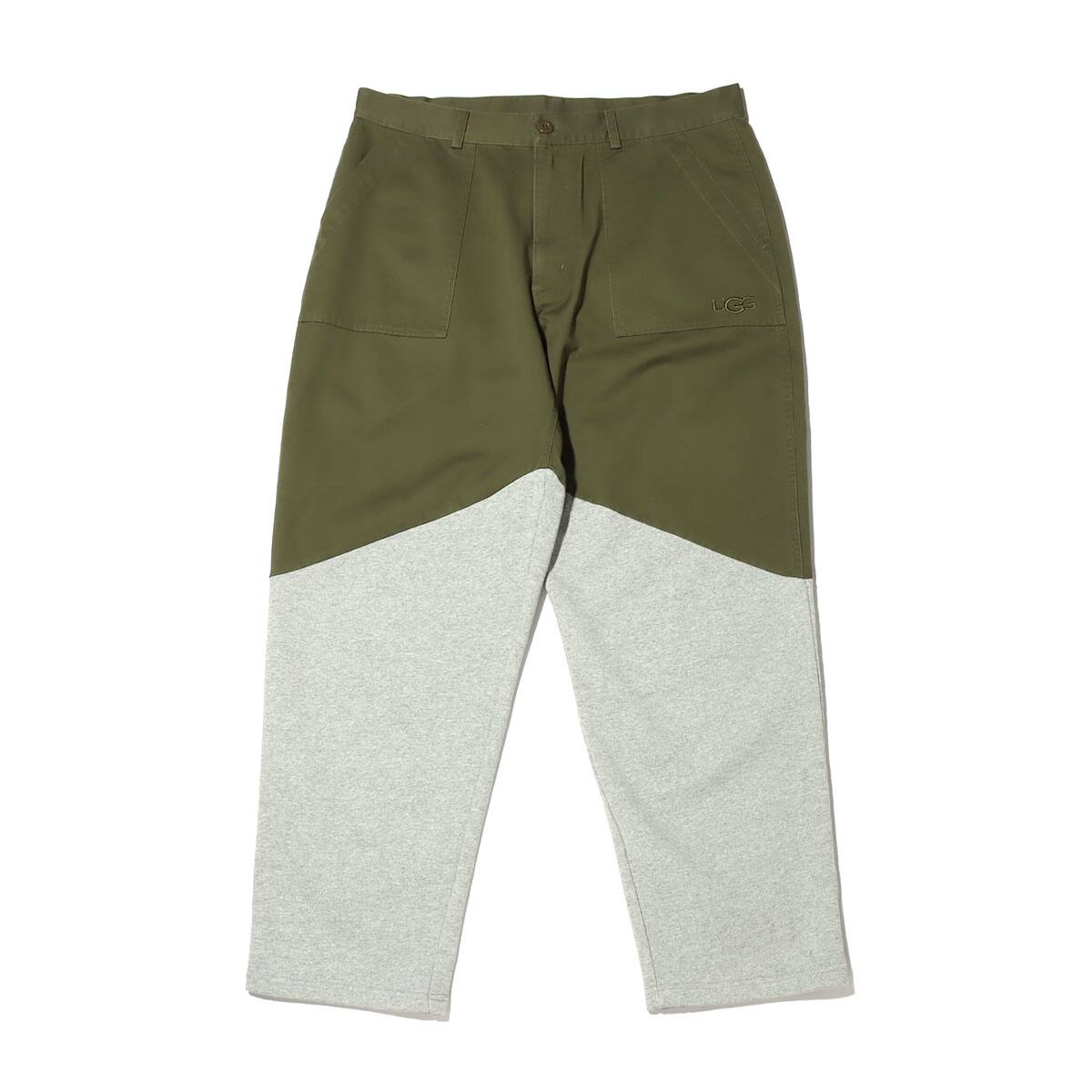 UGG 異素材 切替 スウェットパンツ GRAY 21SS-S_photo_large