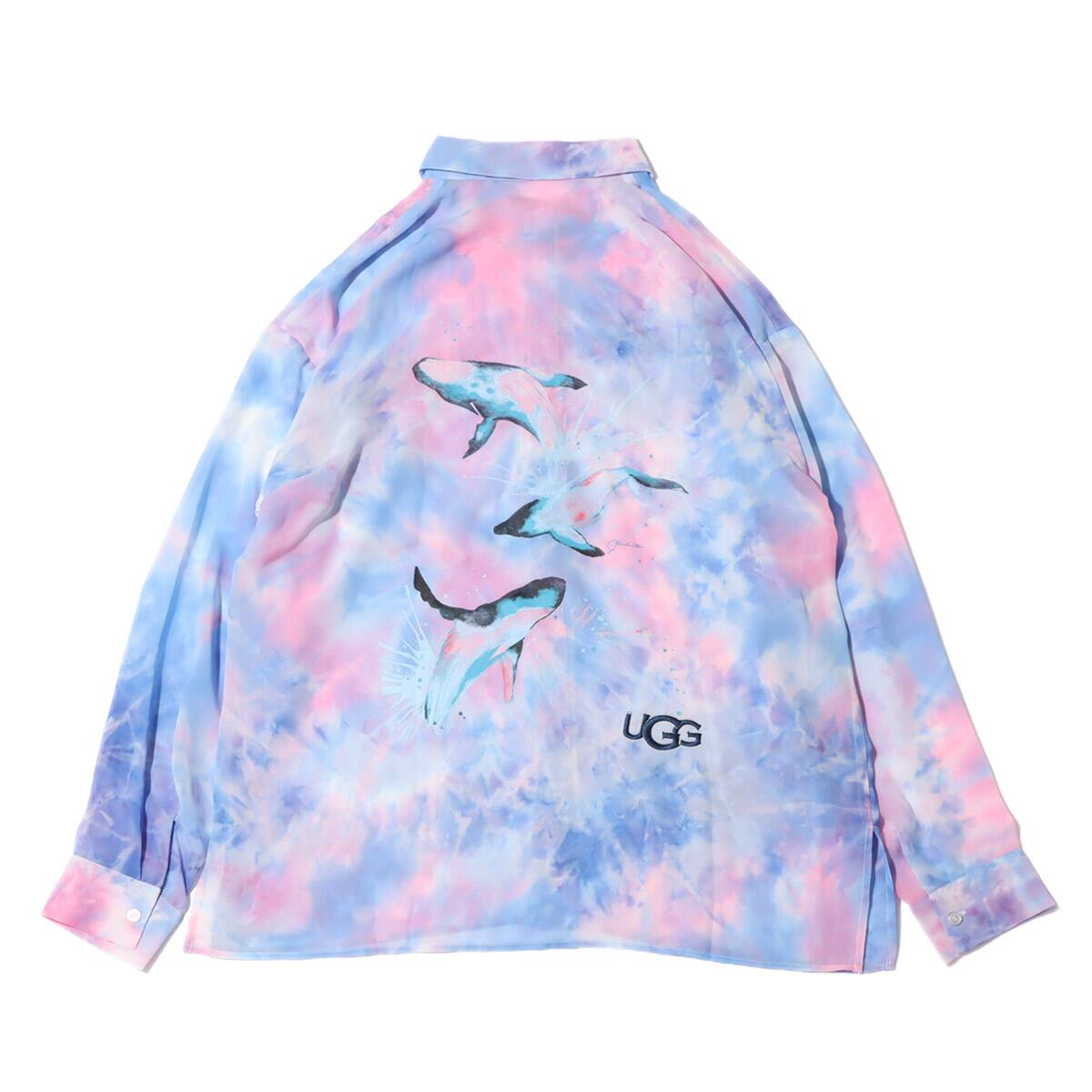 UGG×伊東楓 グラフィック タイダイシースルーシャツ BLUE 21FW-I_photo_large