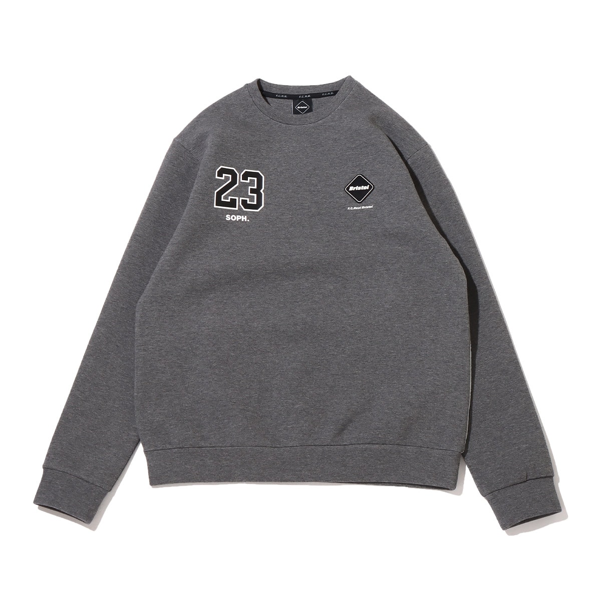 SOPH TOKYO 23 TECH CREW NECK SWEAT GREY-