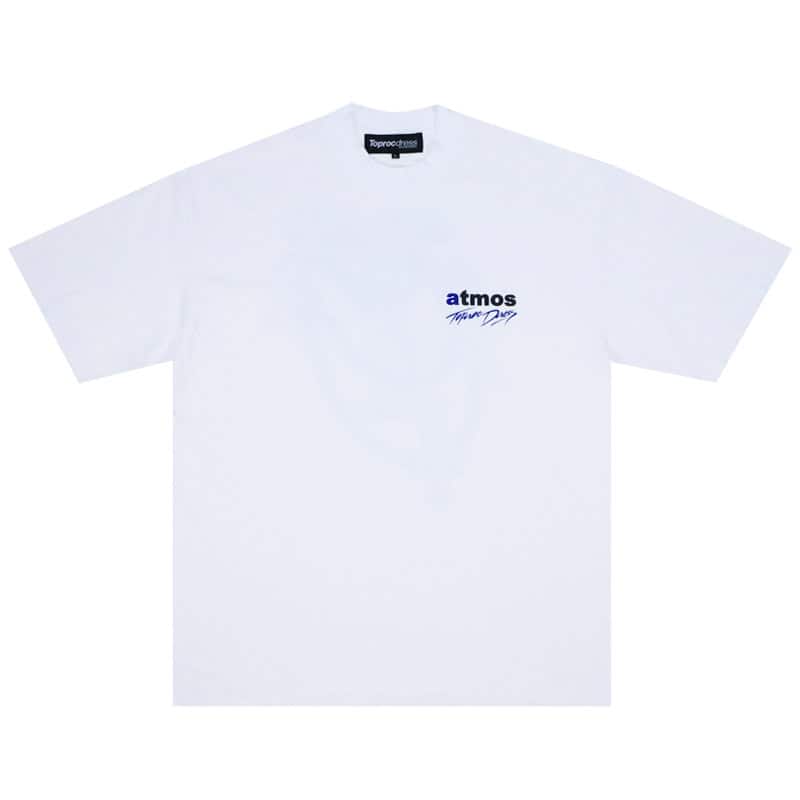 Gandhi x Toproc dress x atmos Relax-logo TEE WHITEのメイン画像