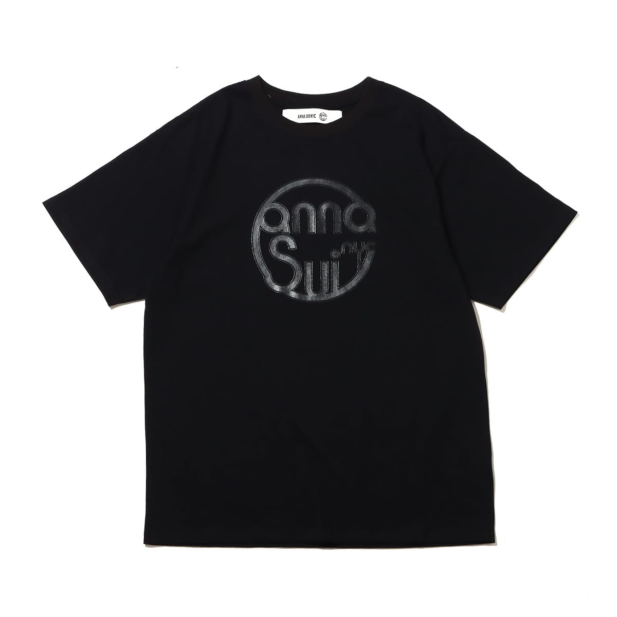ANNA SUI NYC シリコンプリント ロゴTシャツ BLACK 22FA-I_photo_large
