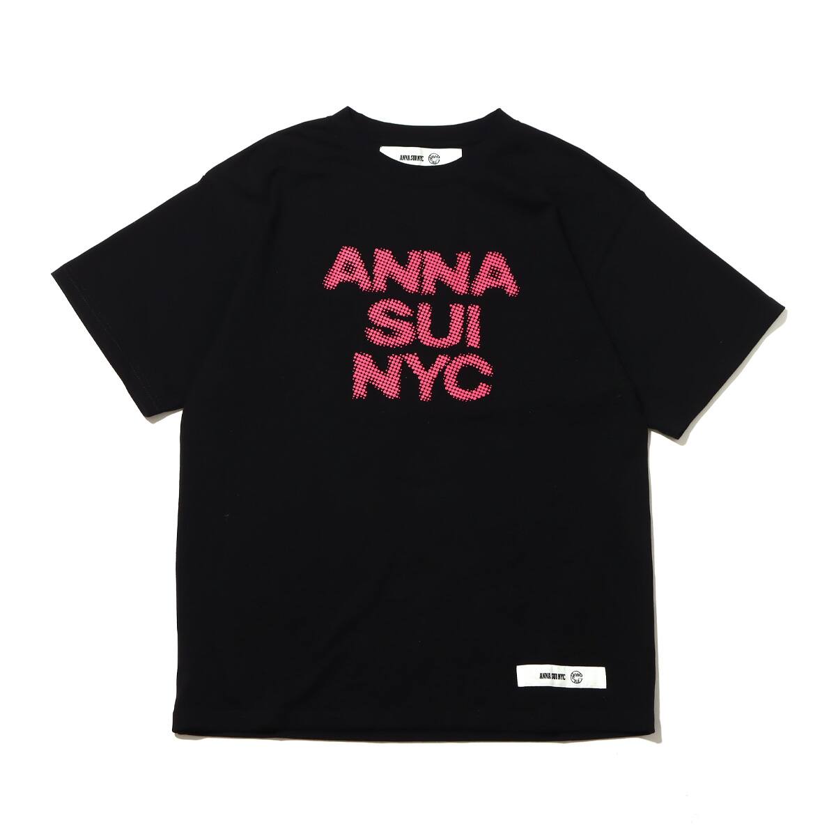 ANNA SUI NYC 発泡 ロゴTシャツ BLACK 22FA-I_photo_large