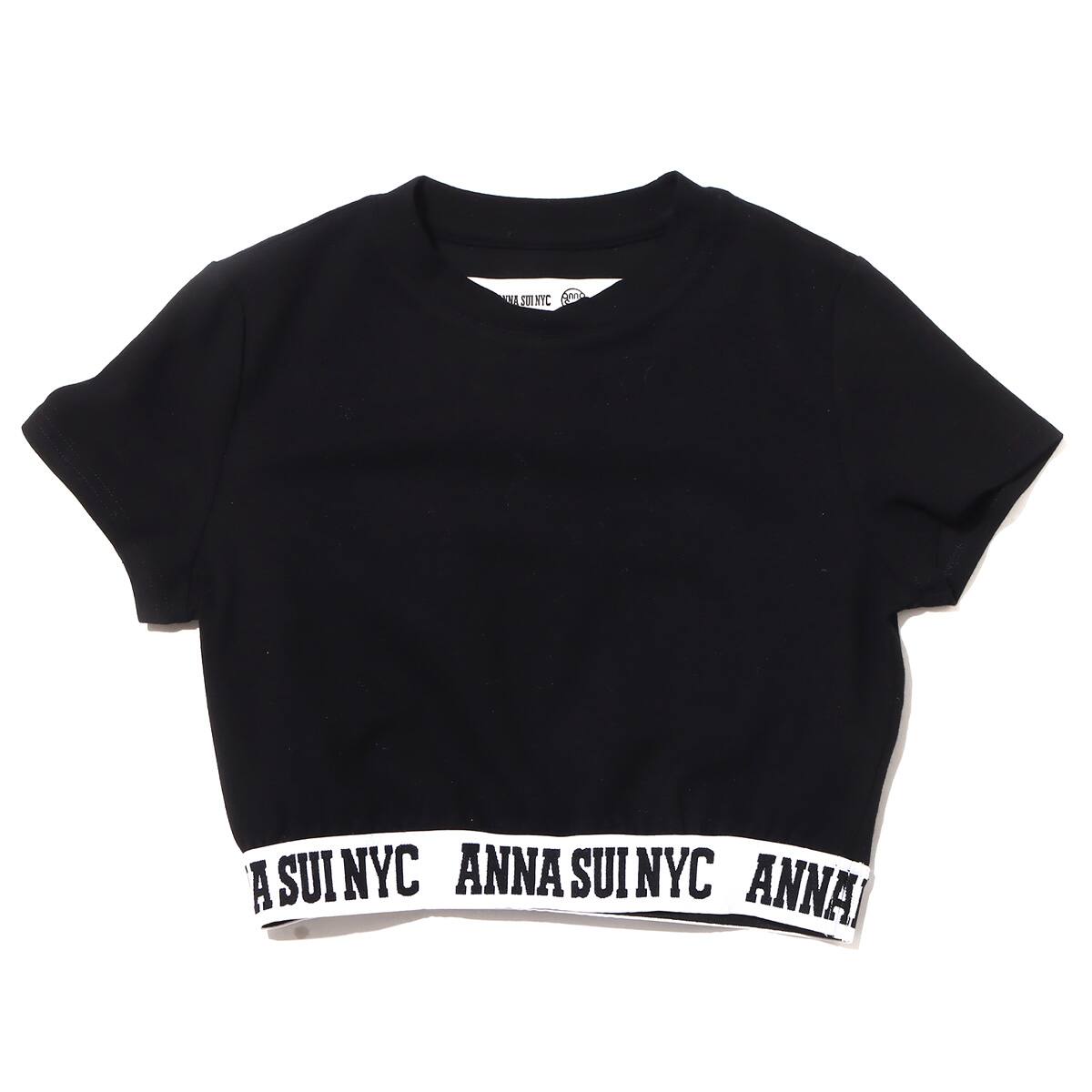 ANNA SUI NYC ロゴテープ チビTシャツ BLACK 22HO-I_photo_large