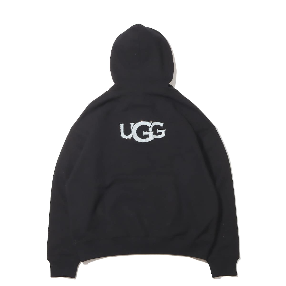 UGG スパンコール ロゴフーディー BLACK 22FW-I