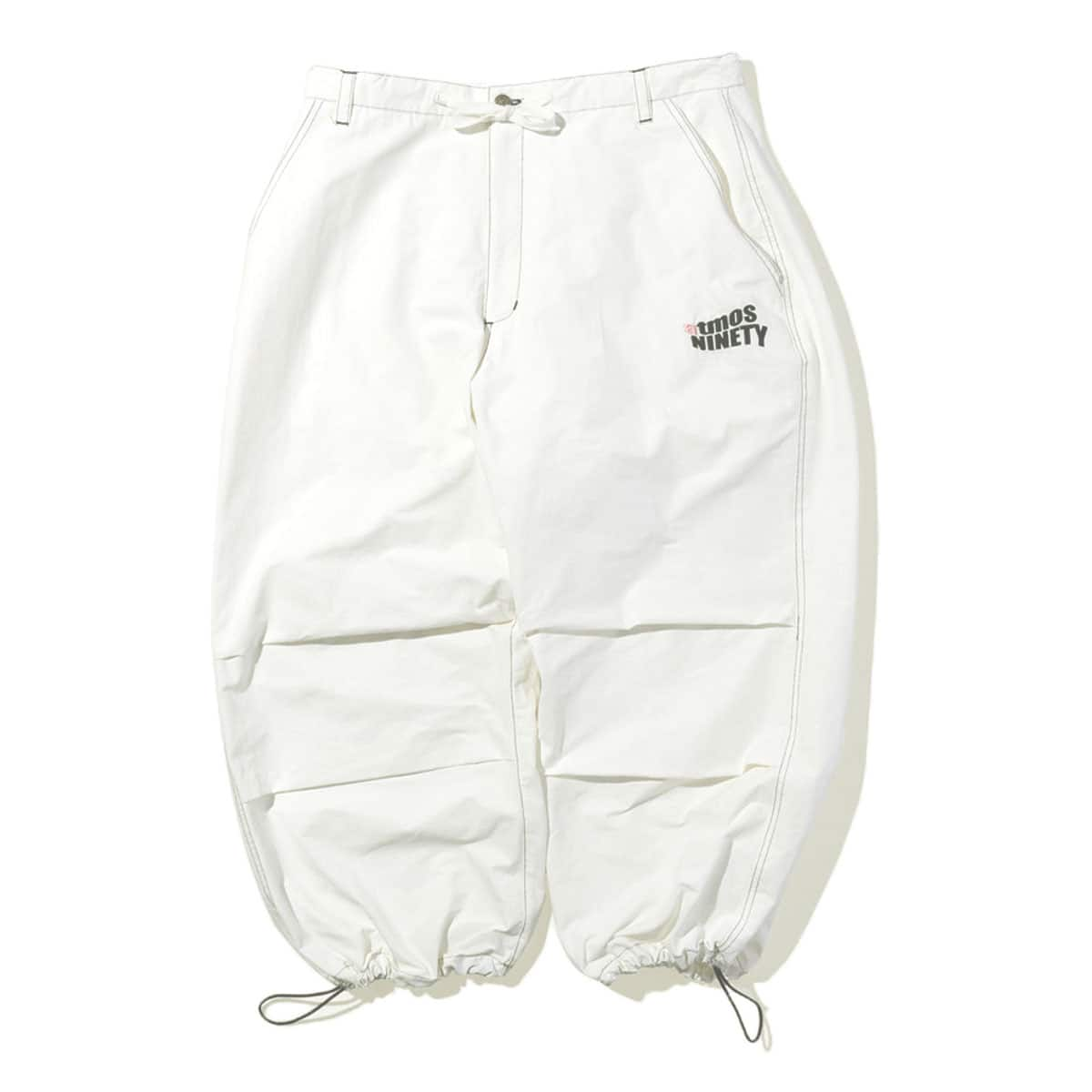 atmos pink × 9090 Balloon Pants WHITE