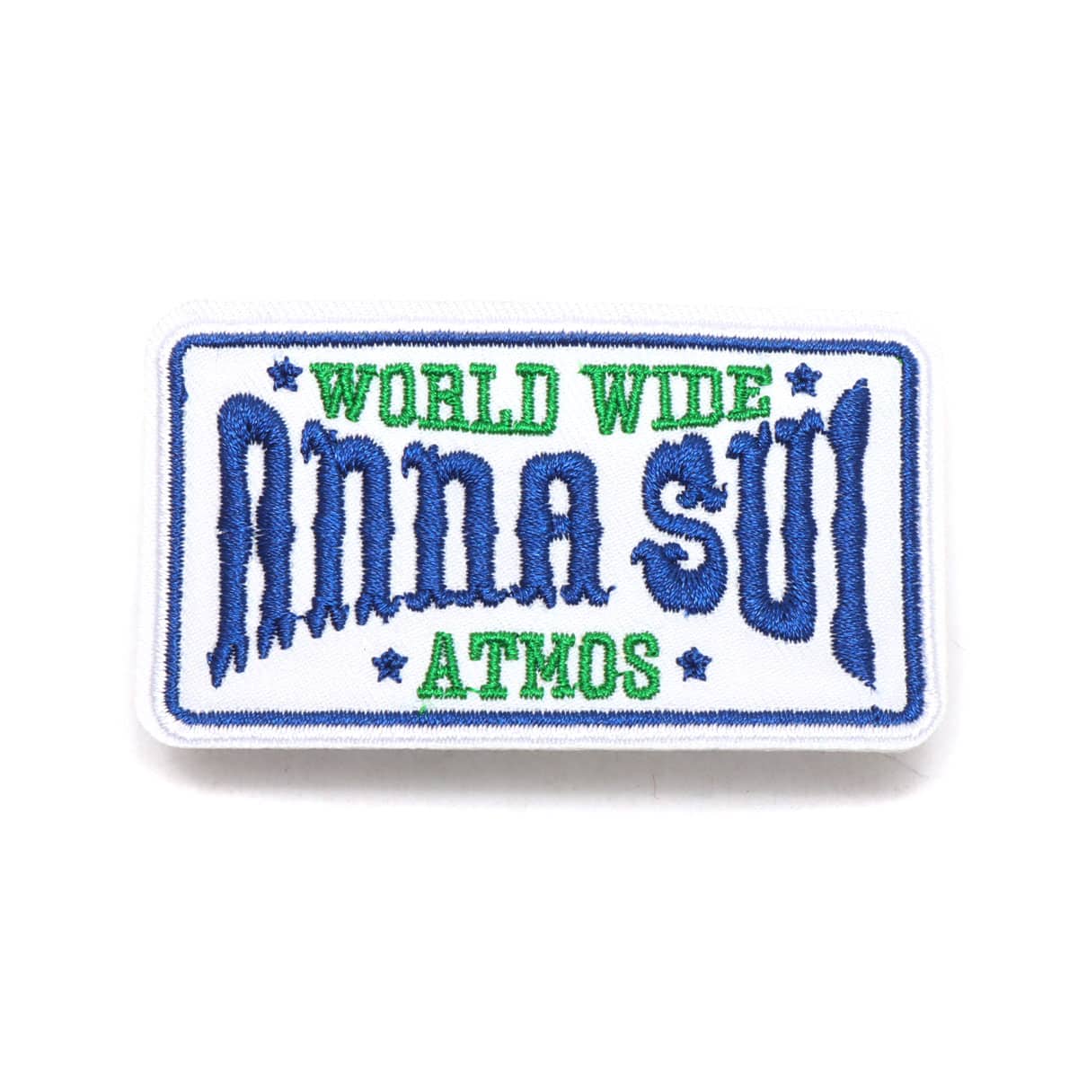 ANNASUI ×ATMOS ワールドワイド ワッペン BLUEのメイン画像