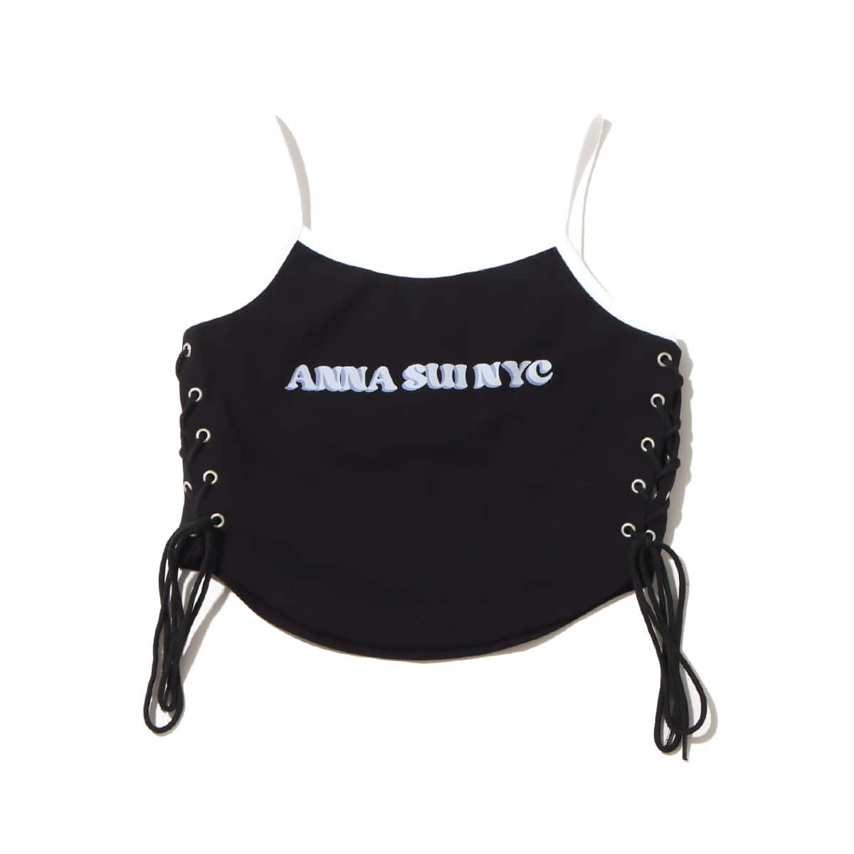 ANNA SUI NYC レースアップキャミソール BLACK 23SU-I