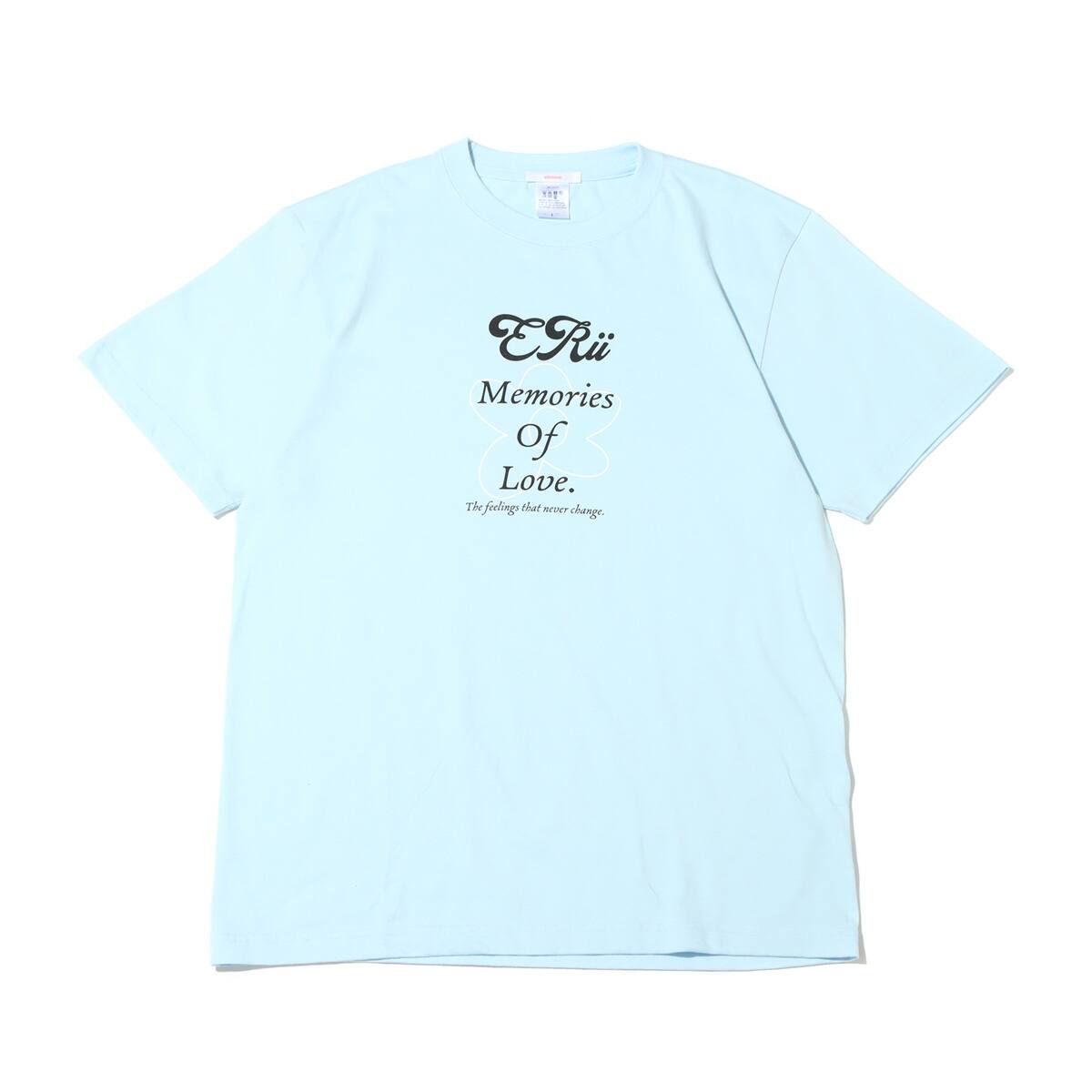 atmos pink 千葉恵里 × atmos pink グラフィックビッグT BLUEのメイン画像