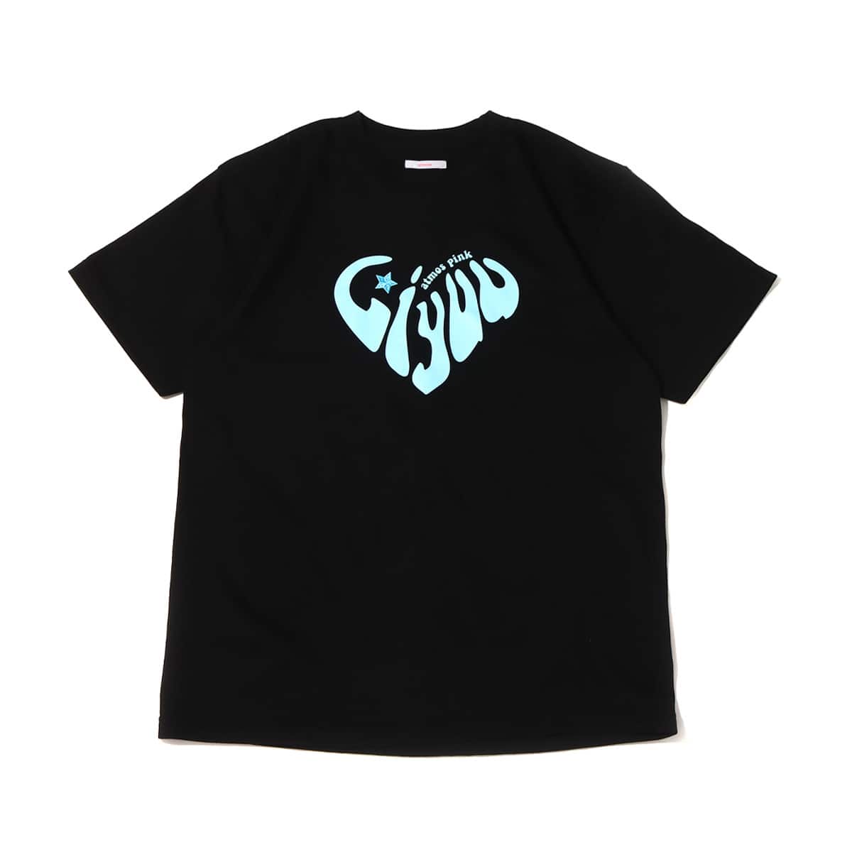 atmos pink Liyuu × atmos pink ハートロゴ ビッグT BLACK 23SP-S_photo_large