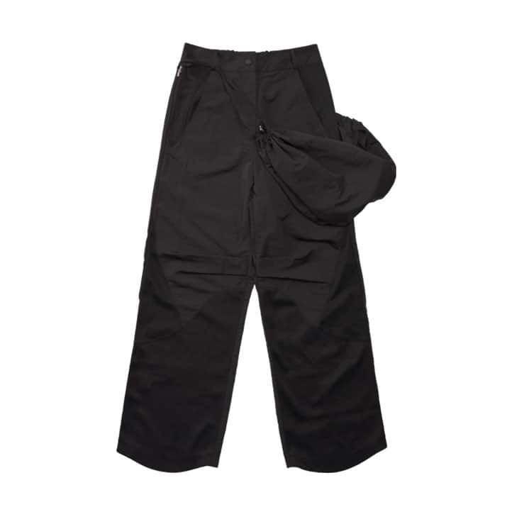 OJOS Apron Nylon Pants BLACK 23SP-I
