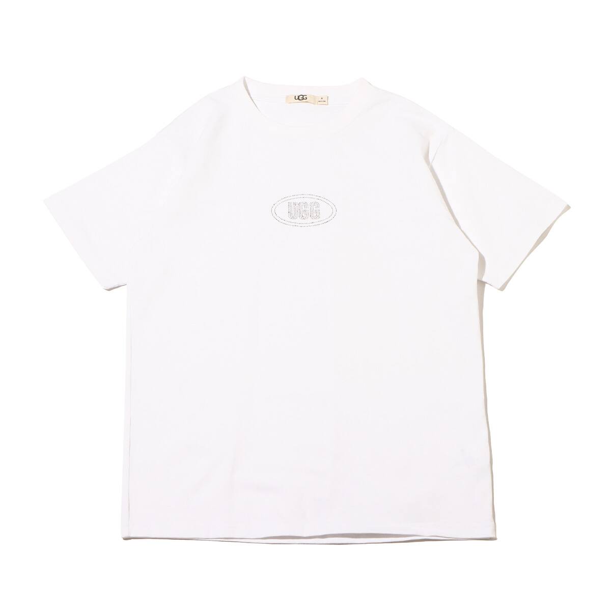 UGG ラインストーン ロゴTシャツ WHITE 23SS-I